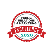 public relations excellence 2020 badge