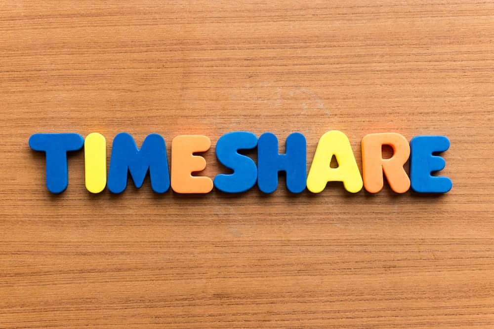 Timeshare in block letters | Arizona timeshare cancellation