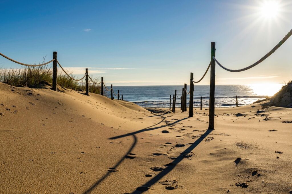 Sandy beach entrance | Timeshare cancellation in Delaware