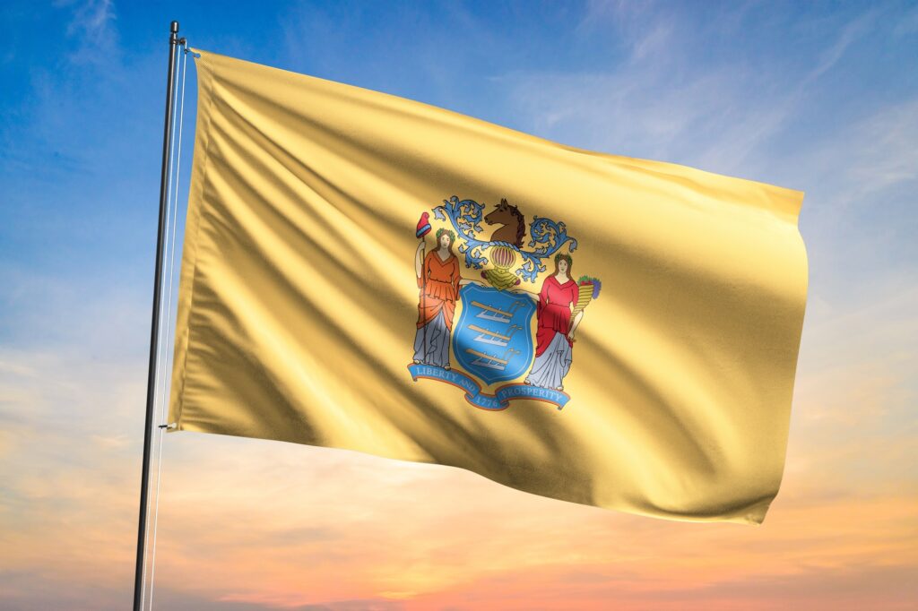 NJ state flag | Timeshare cancellation in New Jersey