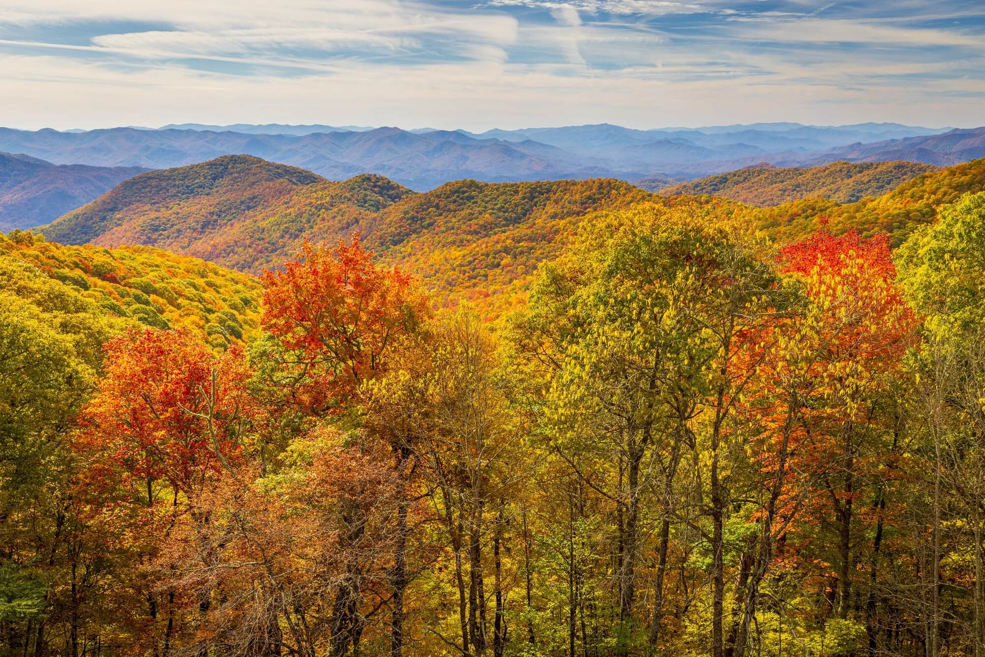 Aerial view of the Great Smoky Mountains | Timeshare cancellation in Tennessee