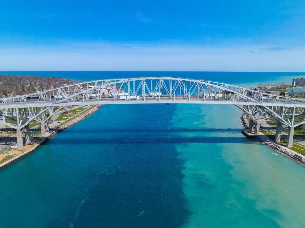 Bridge over blue water | Michigan timeshare cancellation