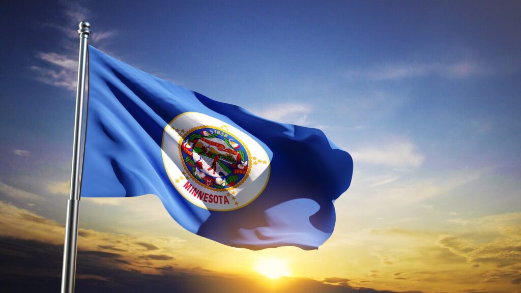 State flag waving in the wind | Minnesota timeshare cancellation