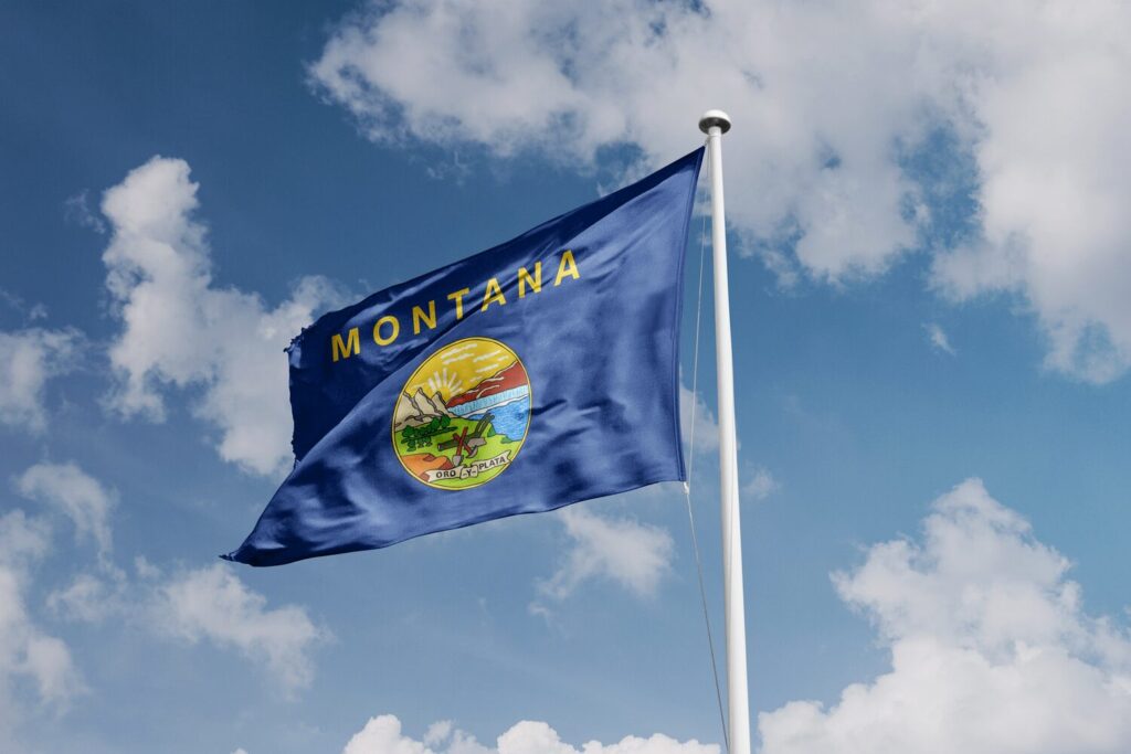 State flag waving in the wind | Montana timeshare cancellation