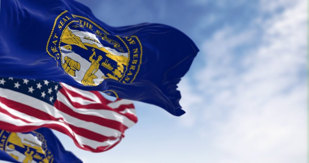 State flag waving in the wind | Nebraska timeshare cancellation