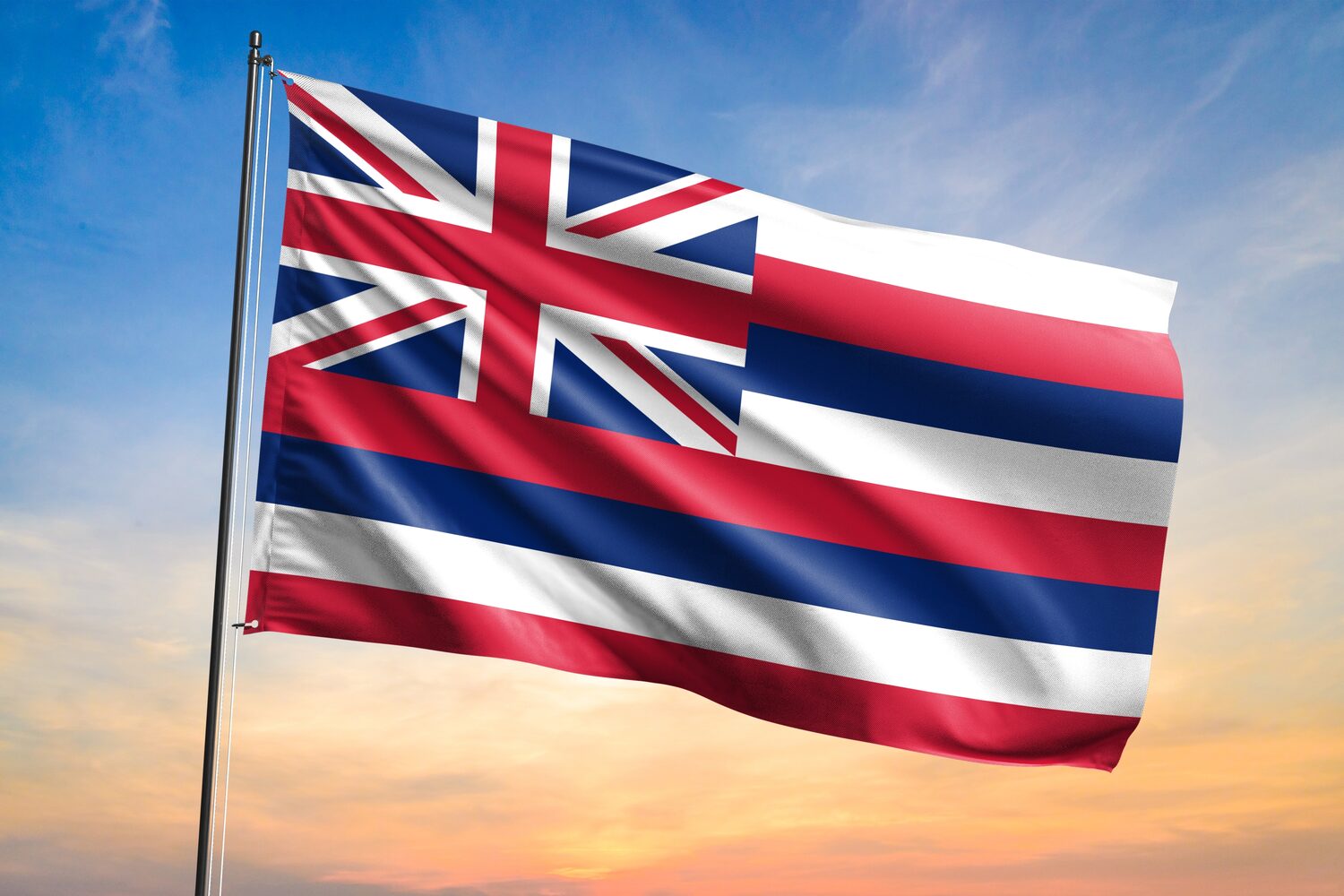 State flag waving in the wind | Hawaii timeshare cancellation