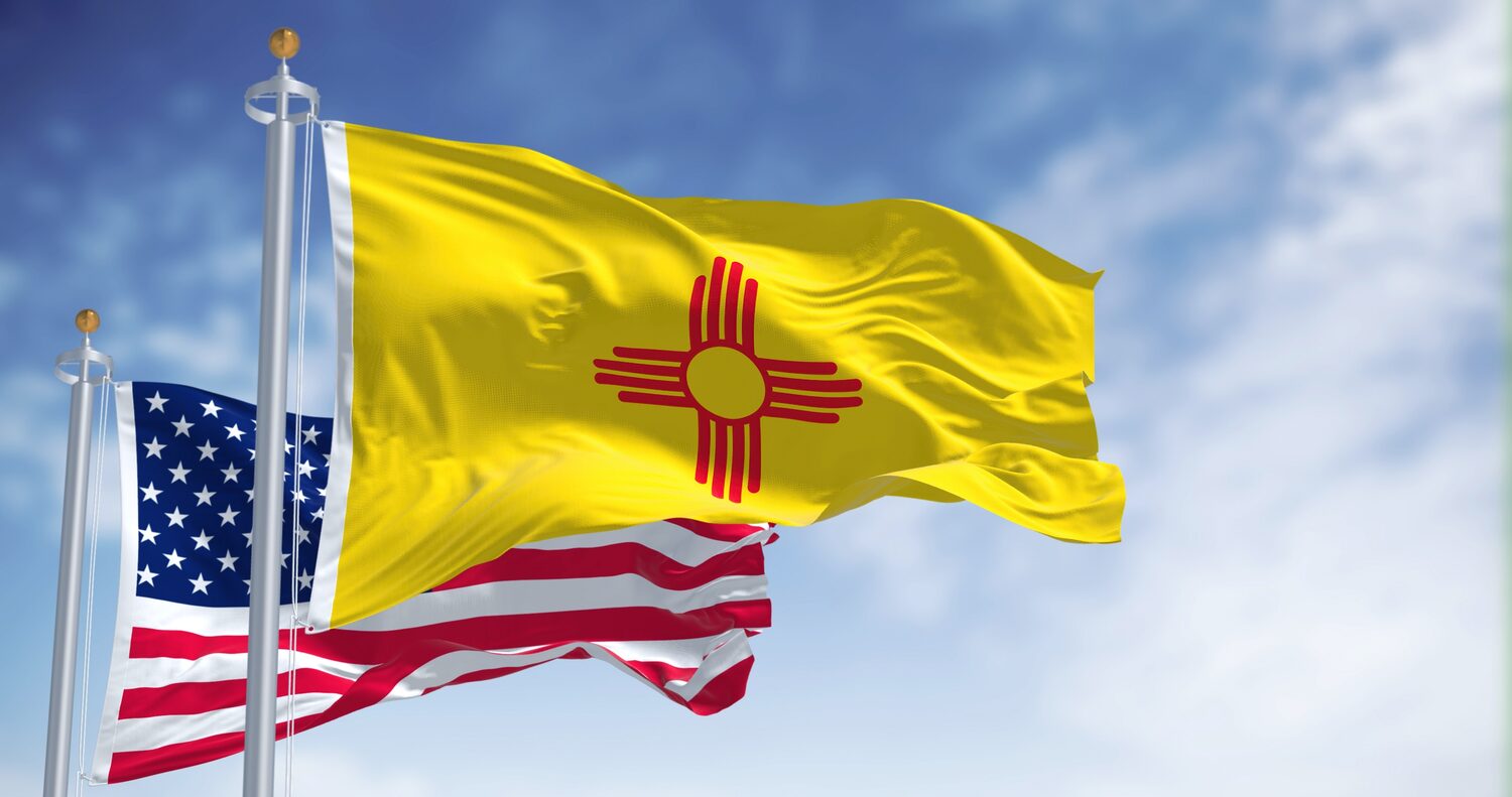 State flag waving in the wind | New Mexico timeshare cancellation
