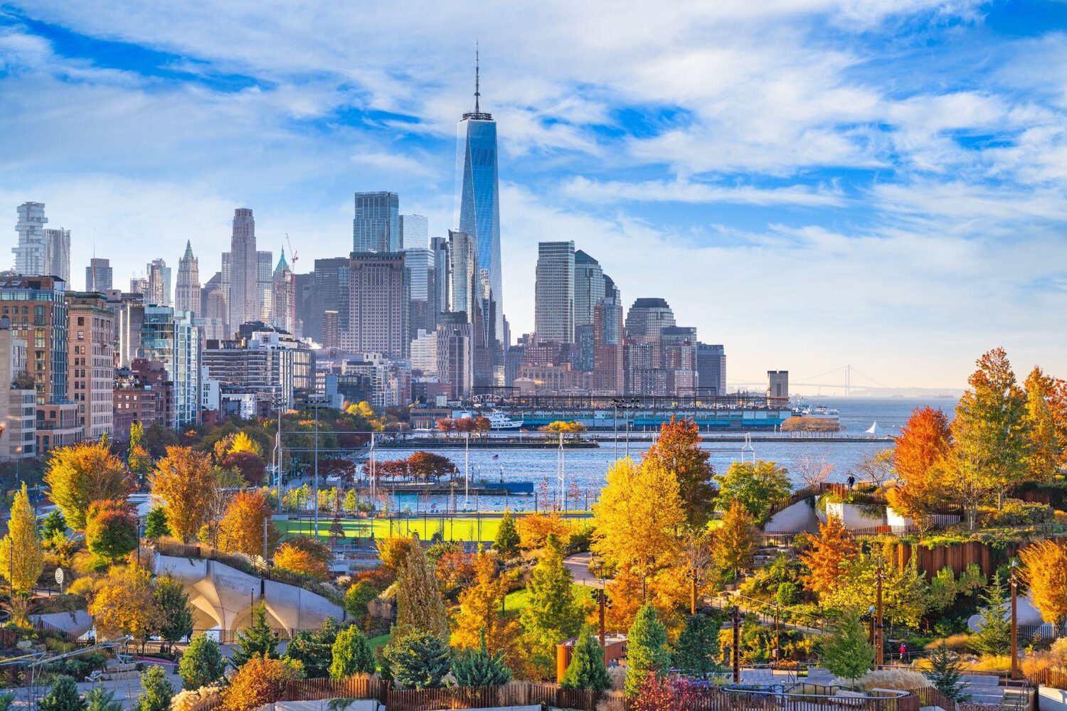 Fall foliage in front of the skyline | New York timeshare cancellation